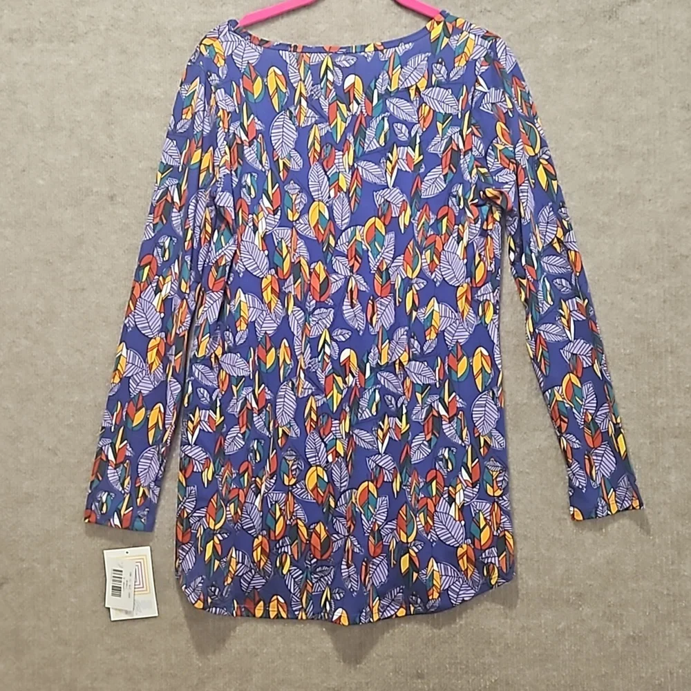 LuLaRoe Lynnae small Long Sleeve T-Shirt - Picture 4 of 5